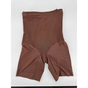 Honeylove Shapewear‎ High-Waisted Brief Short XL Brown Nude Tummy Control